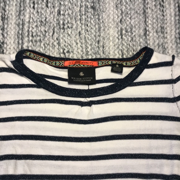 SCOTCH & SODA Blue, White Stripe and Stars Tee - Picture 2 of 8